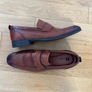 Brown Leather Men's Loafers